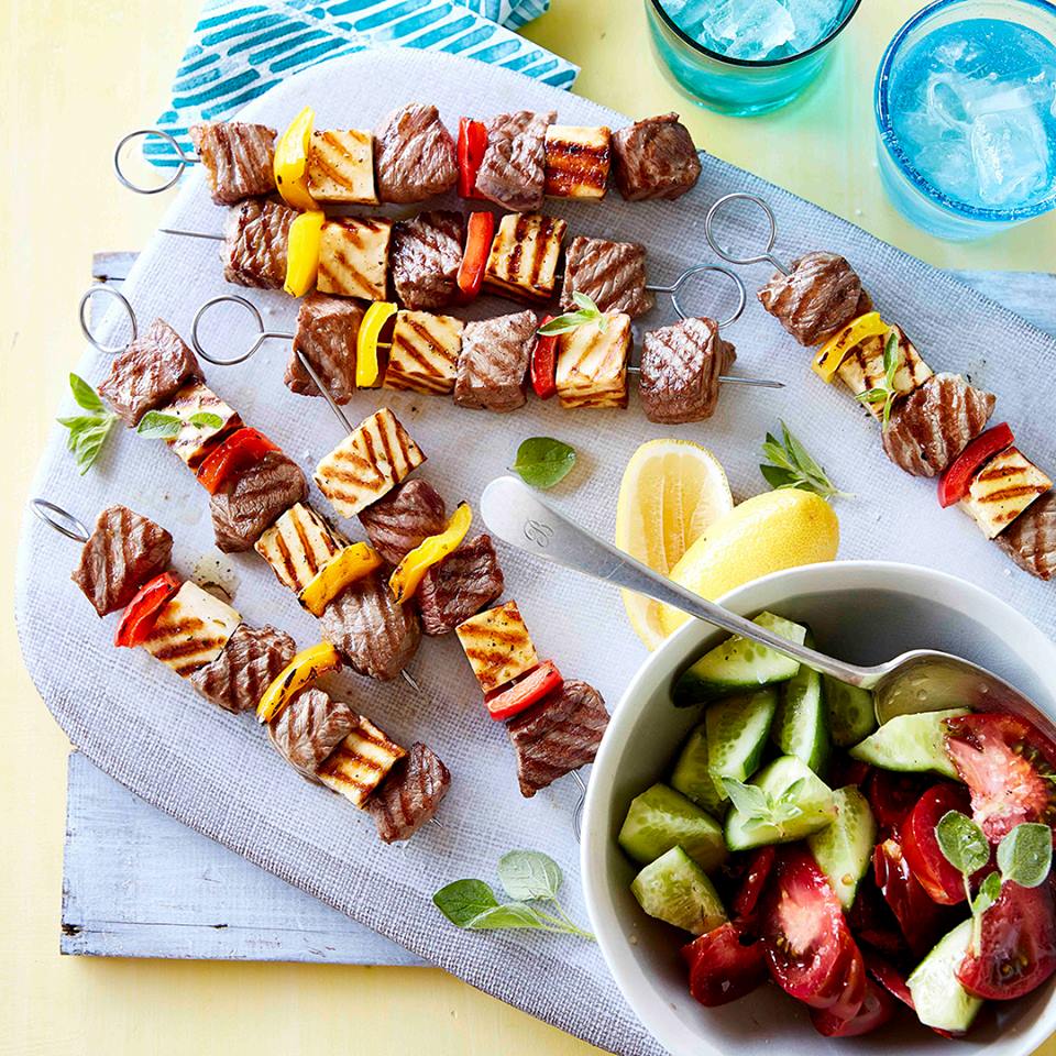 LAMB AND HALOUMI SKEWERS